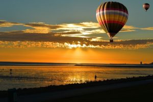 Sunset Abendstimmung Hot Air Balloon  - neelam279 / Pixabay